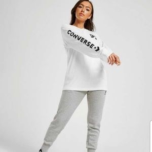 CONVERSE WOMEN'S STRETCH LONG SLEEVES TEE SZ SMALL